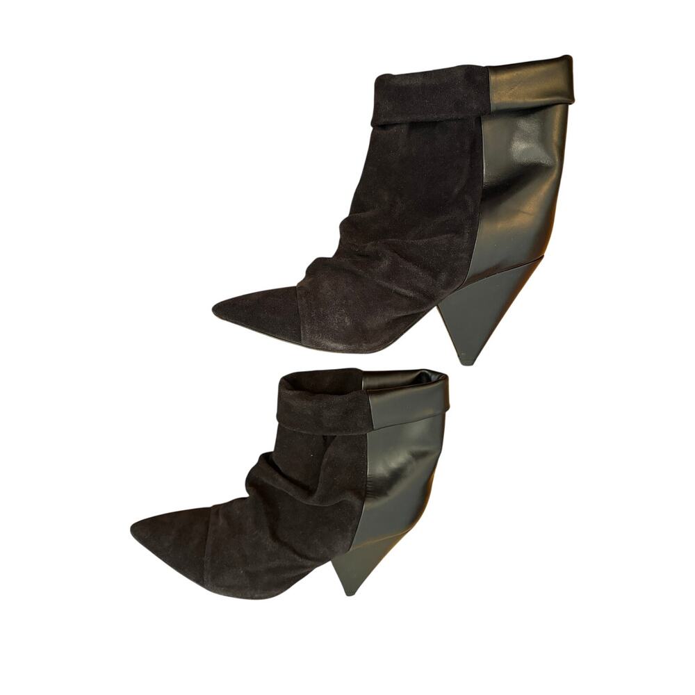 Isabel Marant Andrew Slouchy Boot EU38 US7.5–8 Suede 4" Heel Made in Italy - Picture 11 of 14